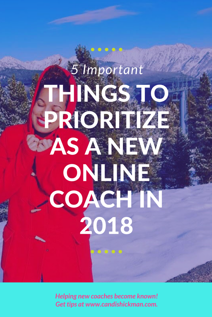 5 Things to Prioritize As a New Online Coach in 2018